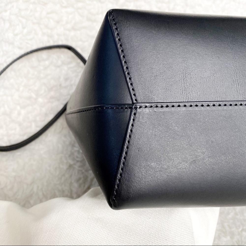 Mansur Gavriel Mini Bucket Bag Black Flamma - Picture 7 of 14